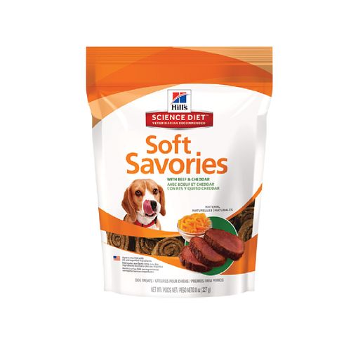 Canine Treat Soft Savories Beef And Cheddar X 8 Oz (227Grs)