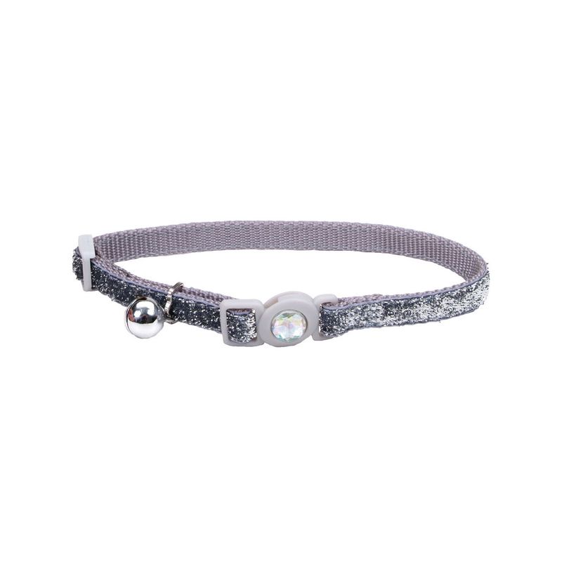 tienda-mascotas-COASTAL-COLLAR-GATO-BRILLANTE-PLATEADO
