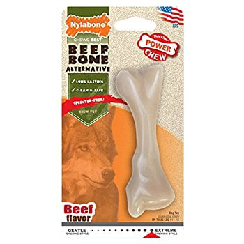 NYLABONE POWER CHEW ALTERNATIVE PART HUESO BEEF REGULAR