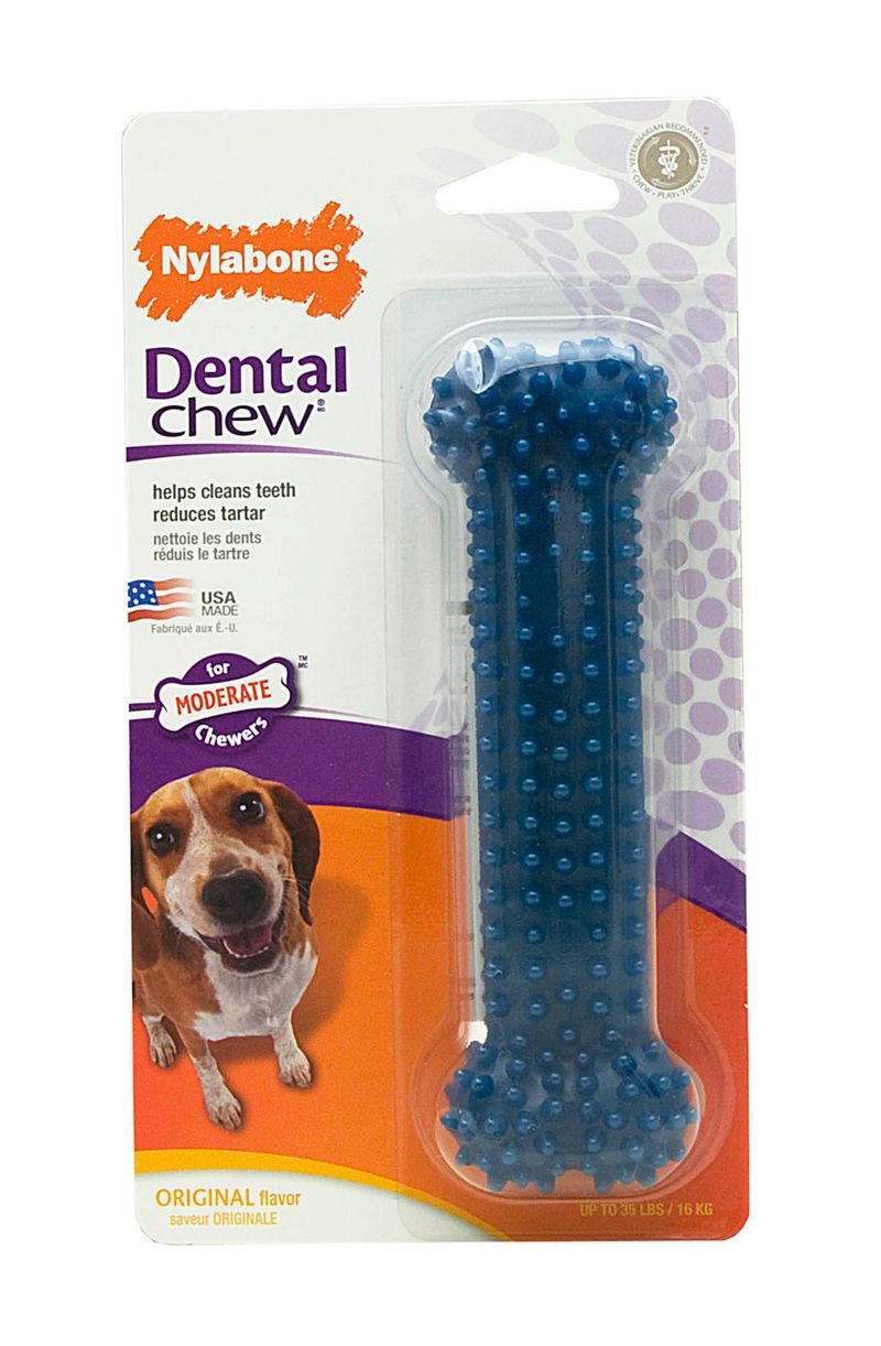 NYLABONE-POWER-CHEW-HUESO-DENTAL-Juguete-perro-