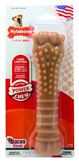 NYLABONE POWER CHEW HUESO TEXTURA MONSTER TOCINO