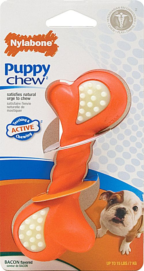 NYLABONE PUPPY CHEW DOUBLE ACTION PETITE TOCINO