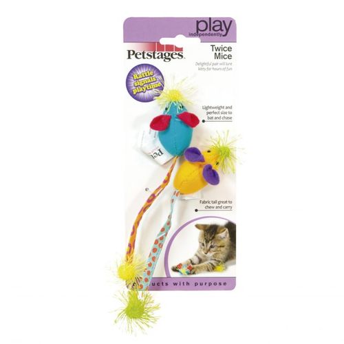 Petstages Gato Twice Mice Pack X 2