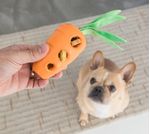 juguete perro croquetas zanahoria