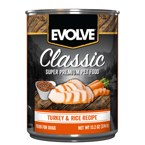 Evolve Dog Lata Turkey  (Pavo) X  13.2 Oz - 374 Gr