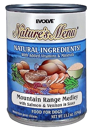 Evolve Dog Lata Natures Menu Salmon X 13.2 Oz - 374 Gr