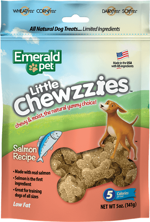 Emerald Pet Dog Snack Little Chewzzies - Salmon