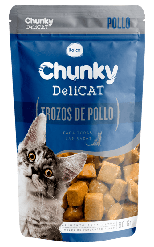 Pouch Delicat Trozos De Pollo X 80Gr