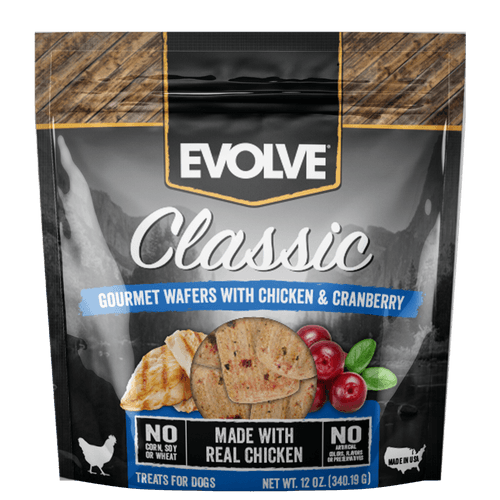 Evolve Dog Snack Wafers Al Horno Lamb (Cordero)