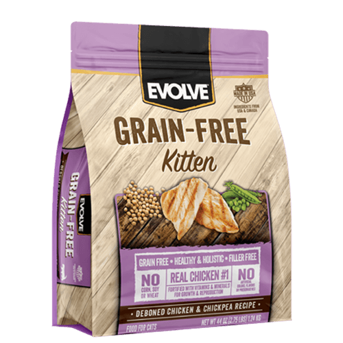 EVOLVE CAT GRAIN FREE KITTEN CHICKEN (POLLO)