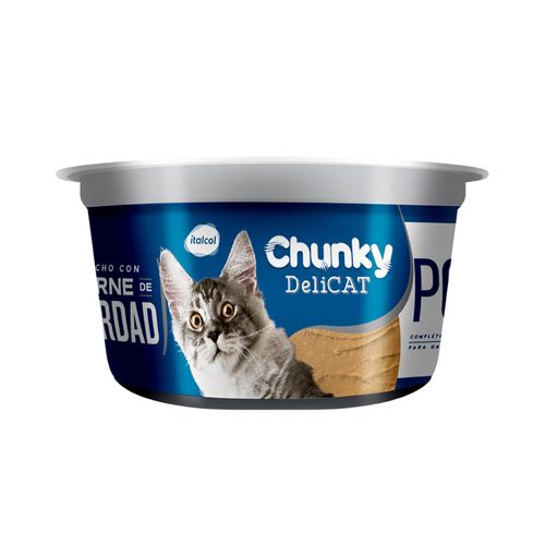 Chunky Delicat Pote Pollo X 156 Grs Gato