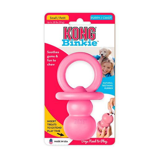 Kong Perro Caucho Puppy Binkie Small