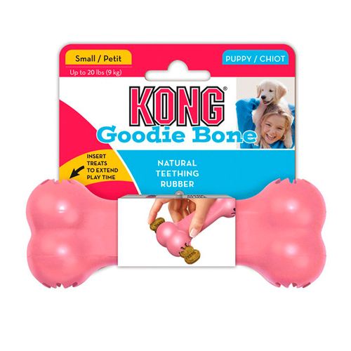 Kong Perro Caucho Puppy Hueso Small