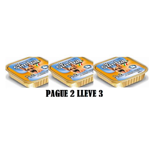 PROMOCION SIMBA DOG PATE X 300 GRS PAGUE 2 LLEVE 3