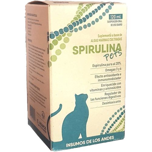 Spirulina  Pets Fco. X 120Ml