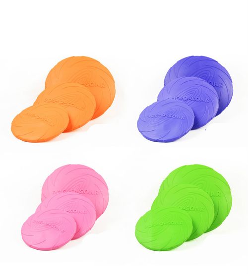 Frisby De Goma Resistente 22Cm Colores Variados - Pj0922Cm