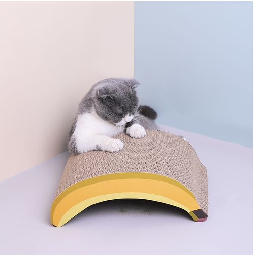 Rascador De Carton Forma Banano - Pj87