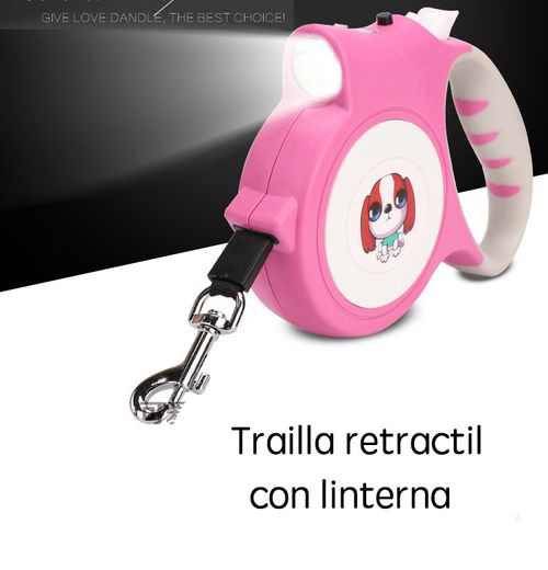 Trailla Retractil Con Linterna - Pa30