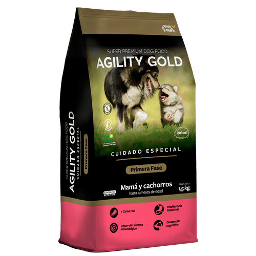 ALIMENTO PARA PERRO CACHORRO AGILITY GOLD PRIMERA FASE