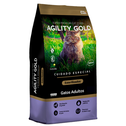 Agility Gold Gatos Esterilizados X 1.5 Kg