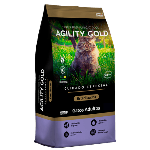 ALIMENTO PARA GATO AGILITY GOLD GATOS ESTERILIZADOS