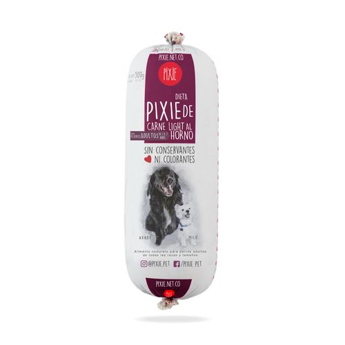 Pixie Dieta Horneada Carne Light Perros X 500 Gr