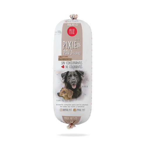 Pixie Dieta Horneada Pavo Perros Adultos  X 500 Gr