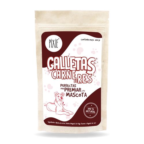 Pixie Galletas Carne De Res Perros X 100 Gr