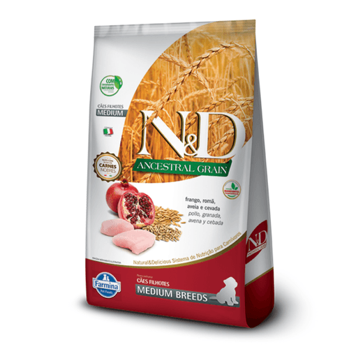 N&D Ancestral Canine Frango Puppy Medium 10,1Kg