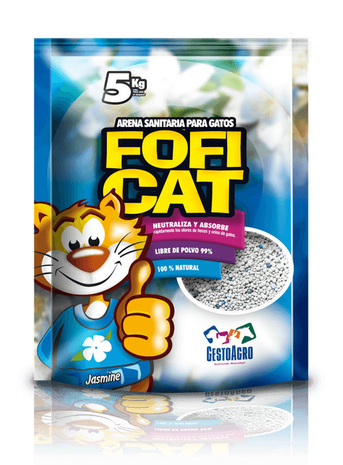 Fofi Cat Arena Sanitaria Azul Aroma Jasmine X 5 Kl