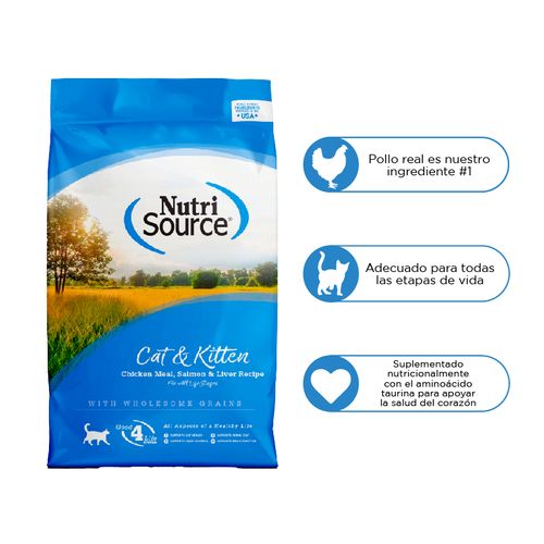 Nutrisource Cat & Kitten Chicken Salmon & Liver