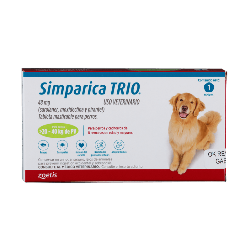 SIMPARICA-TRIO-CAJA-X-1-TAB.--20---40kg--VERDE