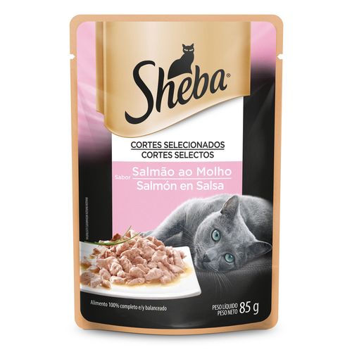 Sheba Alimento Húmedo Para Gato Adulto Salmón Sobre 85 g