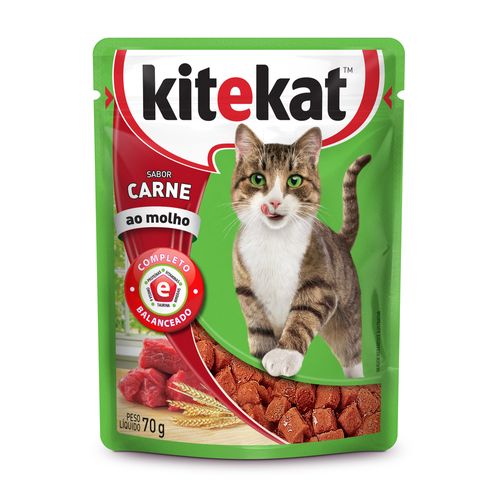 Kitekat Pouch Adulto Carne X 70 Gr