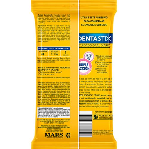 Pedigree Dentastix Rp 7 Und  (109.9Gr)