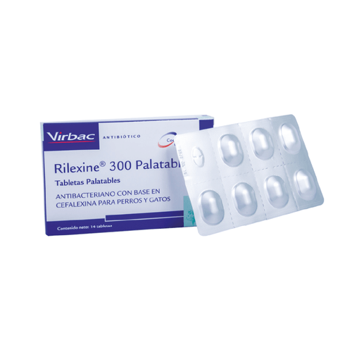 Rilexine 300   Caja X 14 Tabletas  (2 Blister) - Cefalexina