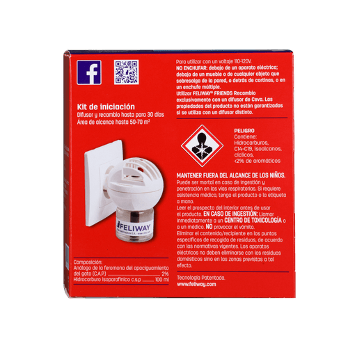 Feliway Friends Difusor + Recarga 48Ml