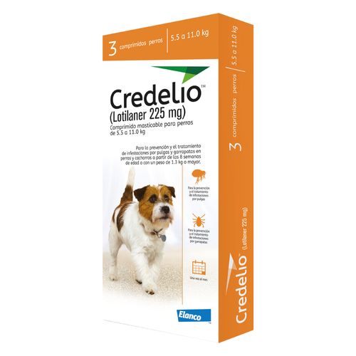Credelio 225Mg (Naranja) Perros 5.5Kls A 11Kls