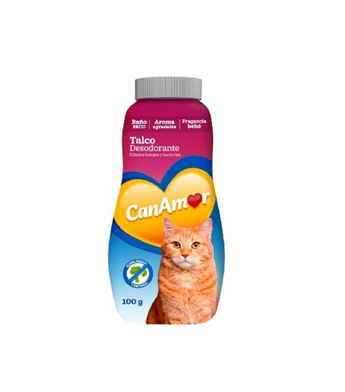Talco Can Amor Desodorante Gatos 100 Gr