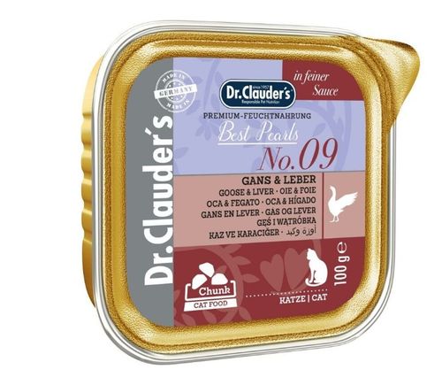 Dr.Clauders Pate Cat Gans & Leber X 100 Grs (Pato E Hígado)