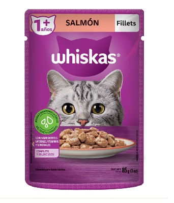 Whiskas Mx Pouch Salmon X 85 Gr