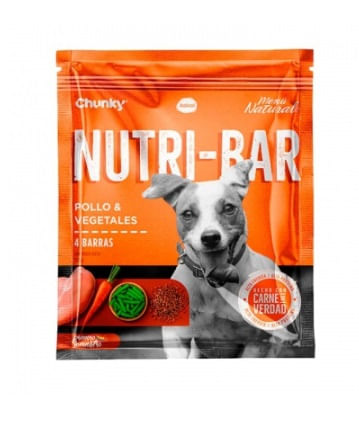 Chunky Nutri Bar Pollo Y  Vegetales X 150 Gr