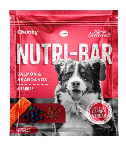 Chunky Nutri Bar Salmon Y  Arandanos X 150 Gr