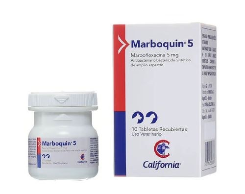 Marboquin 5 Mg Gatos Fco X 10 Tab