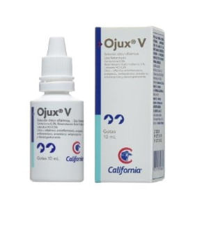 Ojux- Vet  Solucion Oftalmologica X 10 Ml