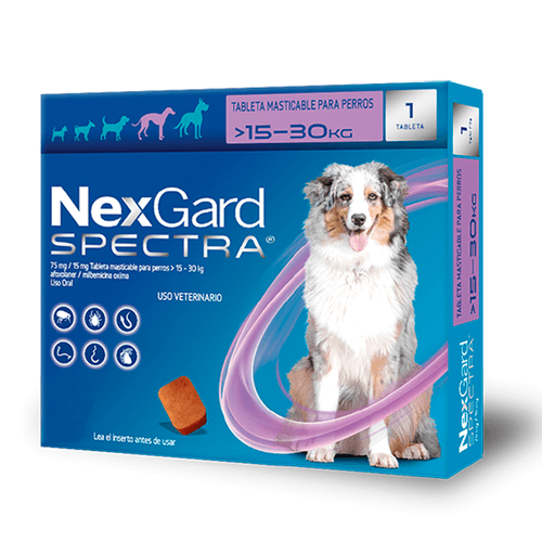 Nexgard Spectra L ( 15 - 30 Kg) Morado