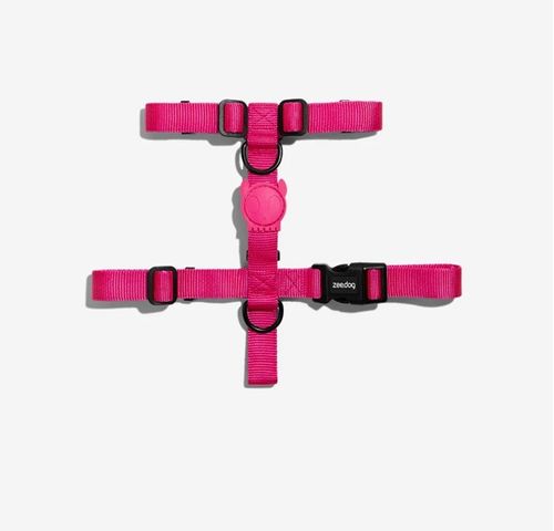 Zeedog Pink Led H-Harness Extra Small