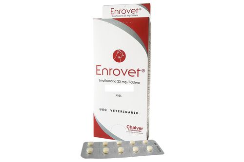 Enrovet Tabletas 25Mg  X Sobre