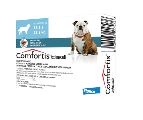 Comfortis 810 Mg 18 A 27Kg Azul