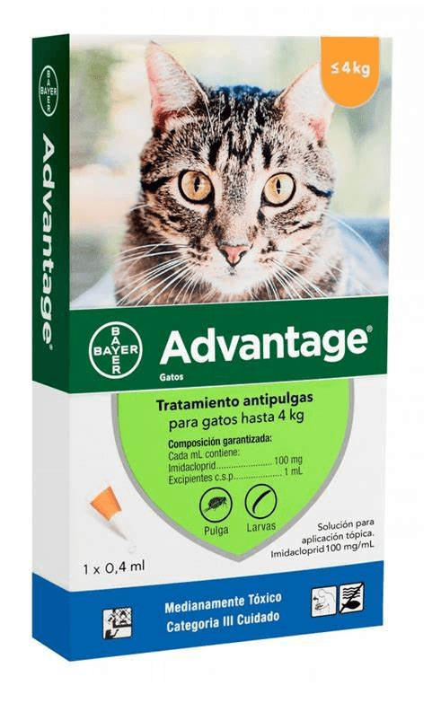 Advantage Gatos X 0.4 Ml De 0 A 4 Kg